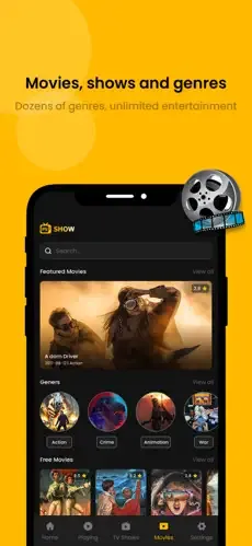 cricify-tv-ios Movies and shows